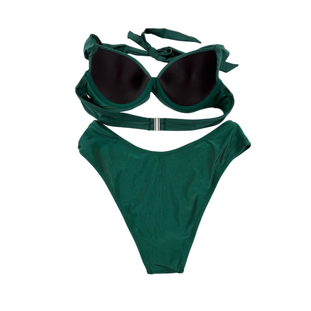 Cupshe small Khloe Underwire Ruched bikini molded - Picture 2 of 4
